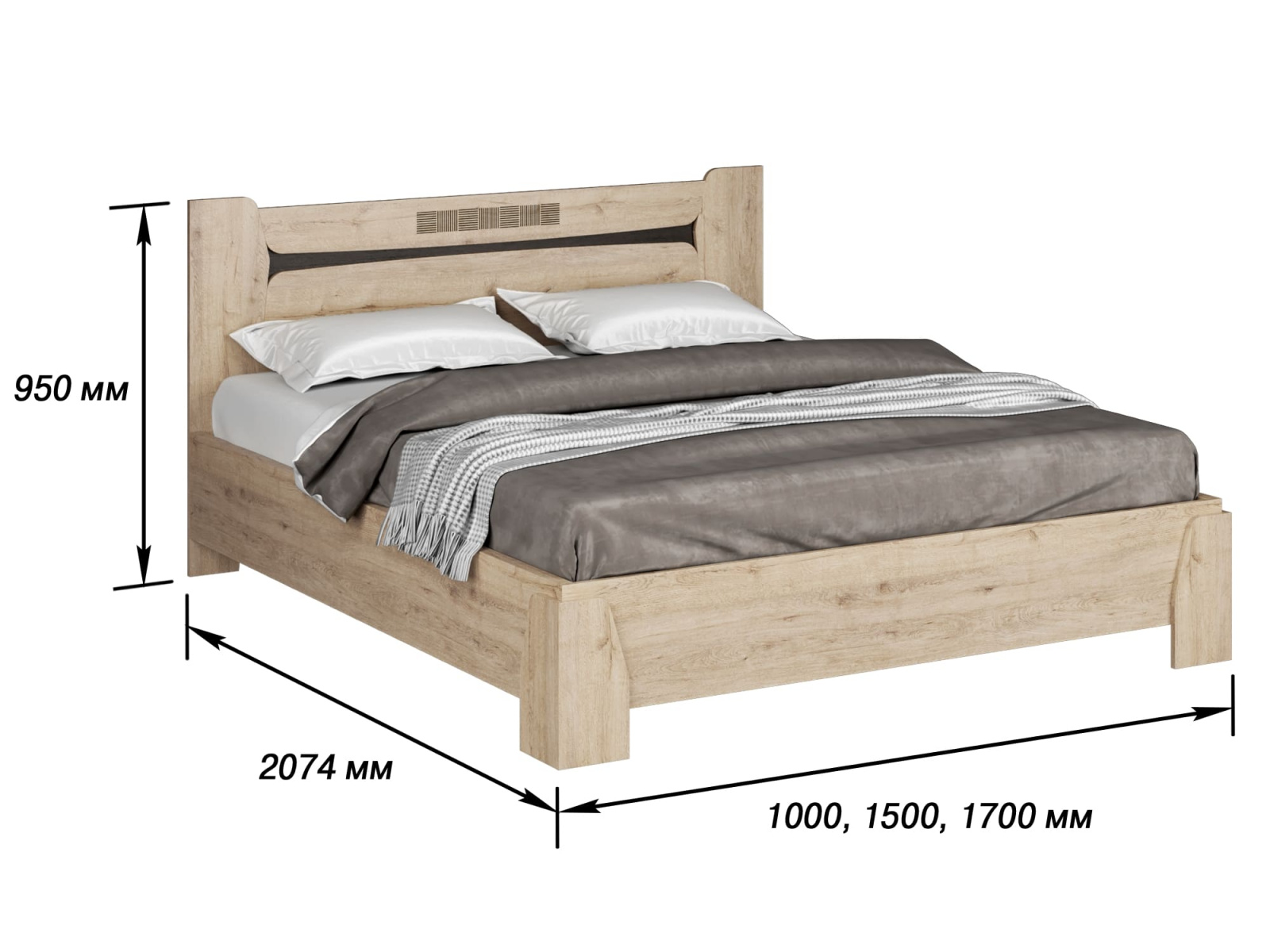 Размеры кроватей: двуспальная или полуторка - выбираем